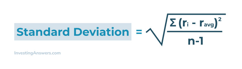 formula for standard deviation