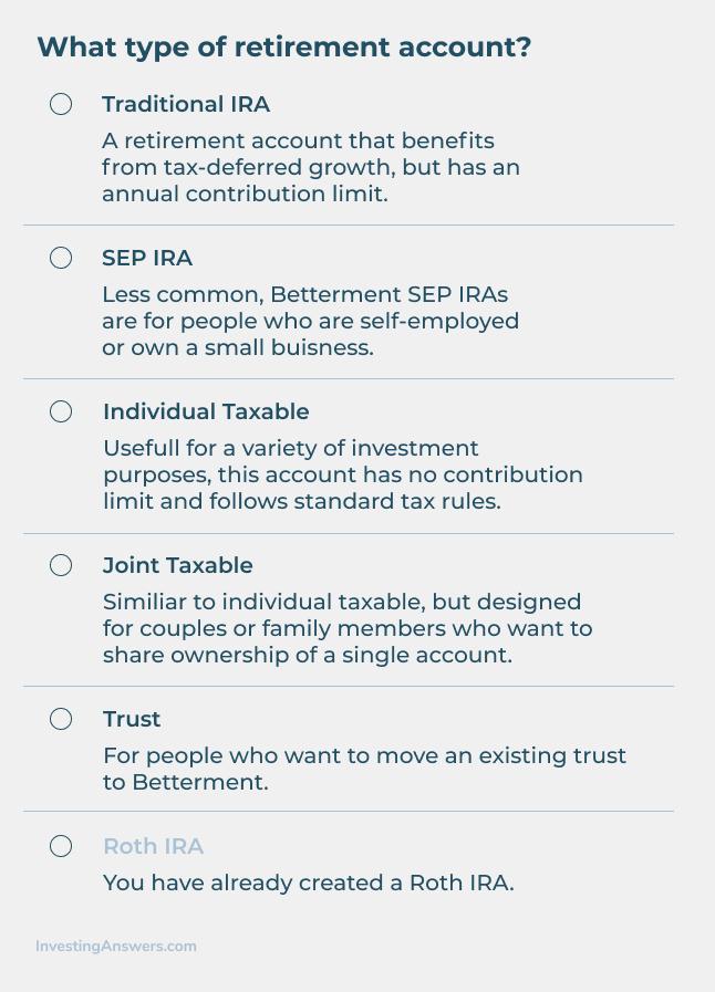 Types of investment accounts