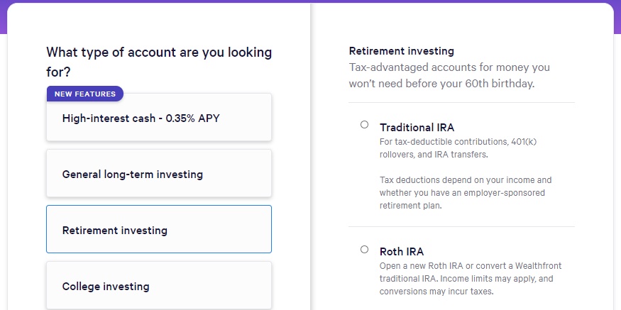 Wealthfront - Open an Account